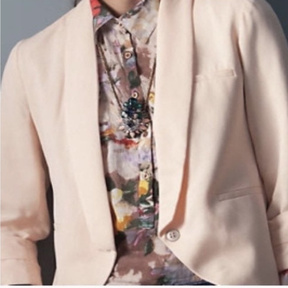 ANTHROPOLOGIE Cartonnier blush blazer - Picture 1 of 11